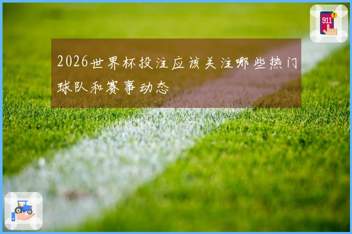 2026世界杯投注应该关注哪些热门球队和赛事动态